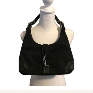 Coach black small hobo